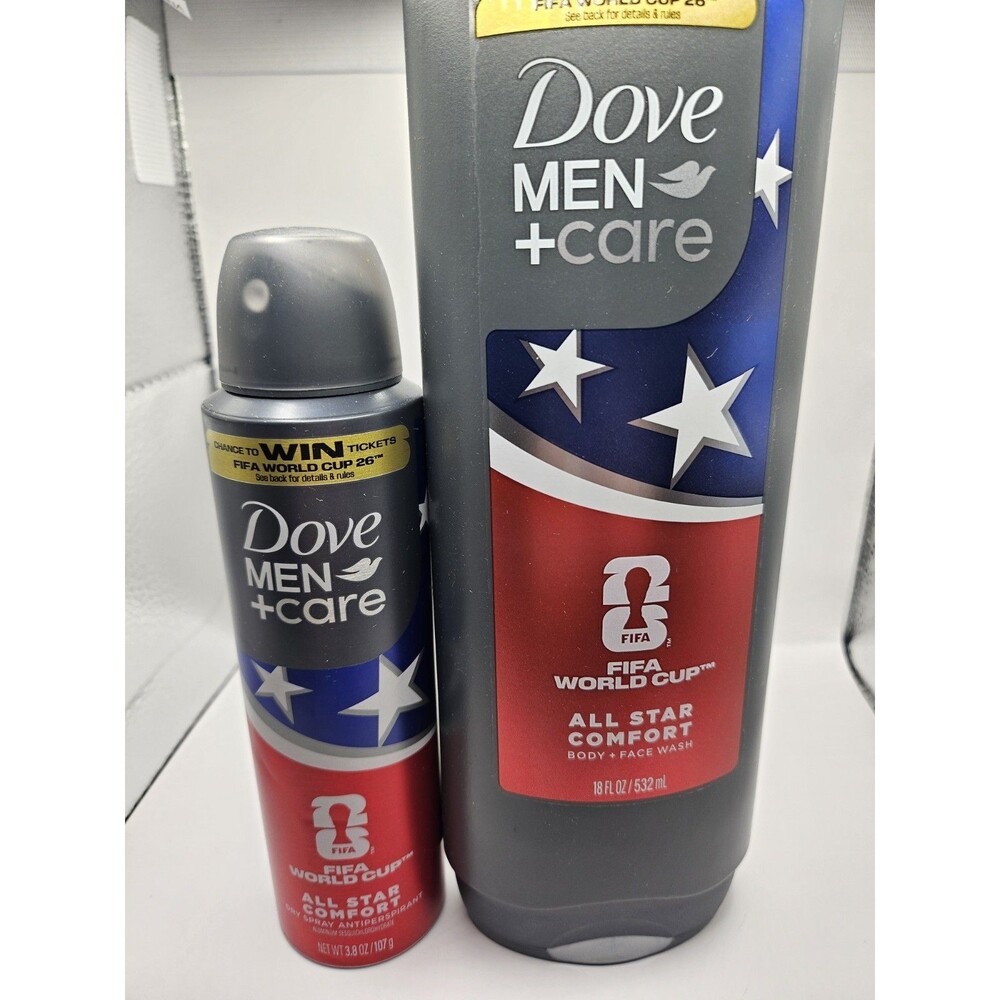 Dove Men+Care FIFA World Cup 2026 Body Wash 18oz Deodorant 2pc Set